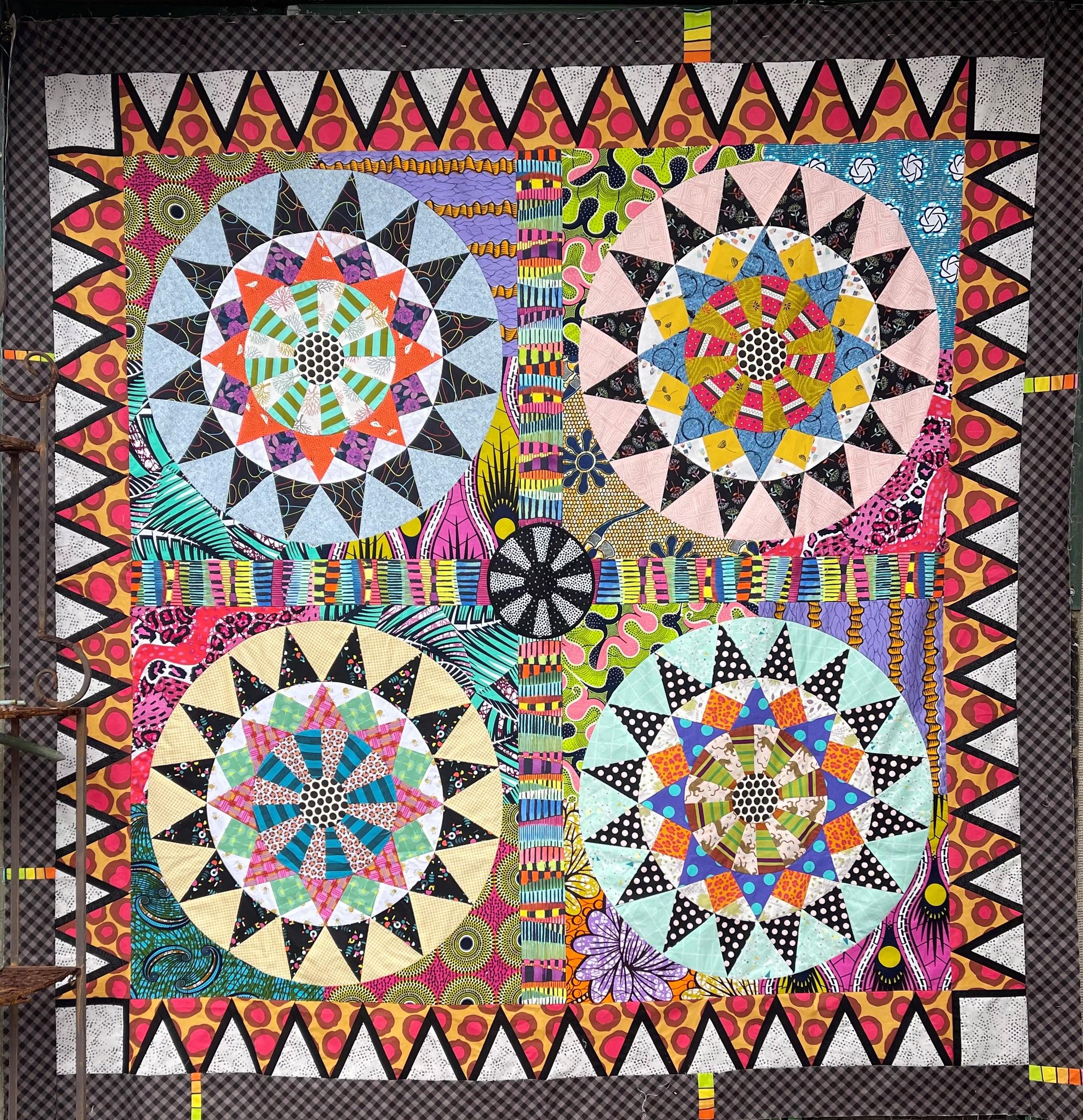 Kit De Couette Wendy Williams "Hiboux Urbains" - Tissus Et Support Inclus - 168x203 Cm