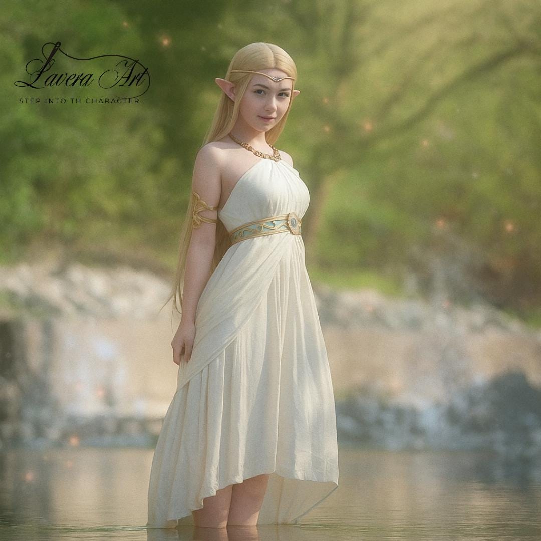 strapless open back dress The Legend of Zelda: Tears of the Kingdom Queen Sonia Golden Cosplay W –  Gcosplay