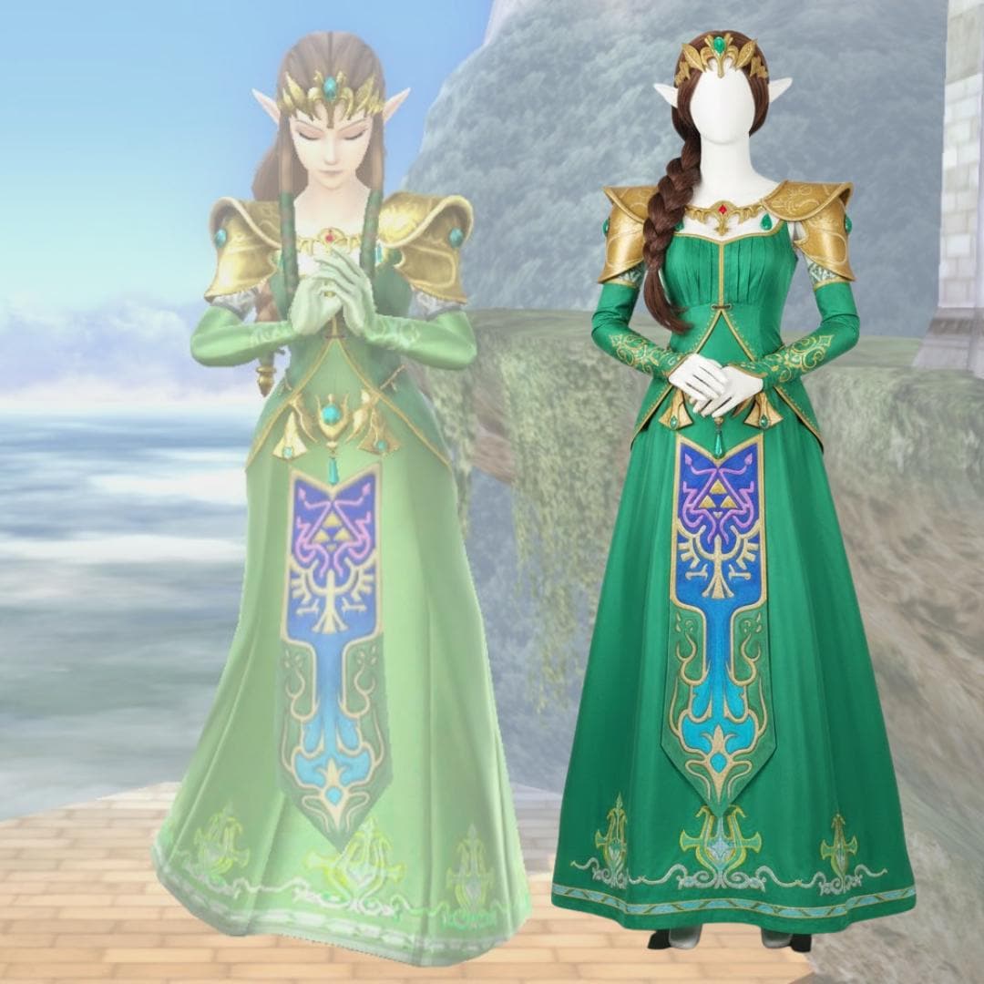 Zelda in Green Dress - Etsy