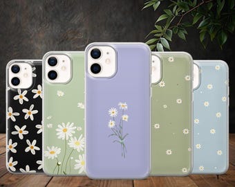 Sött buketttelefonskal med vårblommor för iPhone 17, 17Pro, 17 Air, 15, 14, 13, 12, Samsung S25, S24Fe, S23, A16, A56, Pixel 10Pro