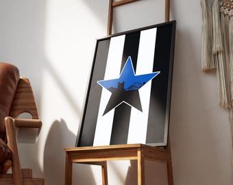 Newcastle United Art Print: St James' Park, Geordie Football Gift