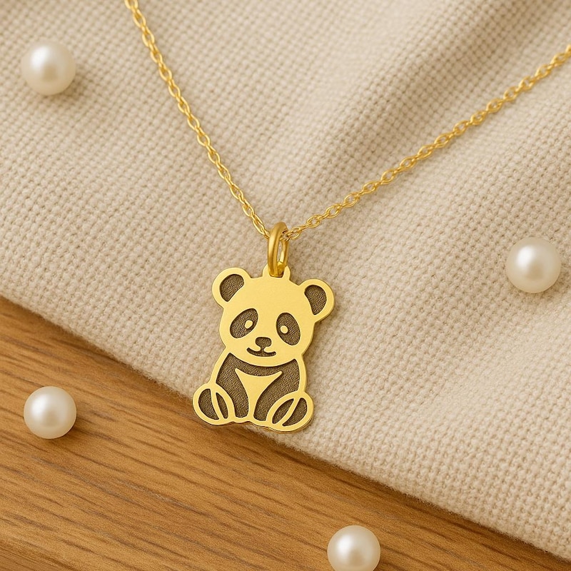 Panda Necklace - Etsy