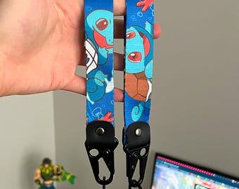 Anime Key Strap Keychain Double Sided Lanyard Key Holder