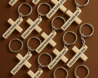 Jesus Loves You Keychain