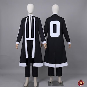 Tougen Anki Ichinose Shiki Cosplay / Conjunto de uniforme negro