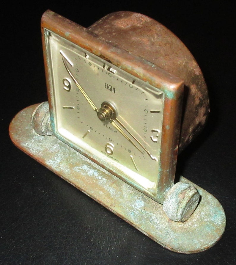 Antique Elgin Alarm Clock Needs Repair Etsy