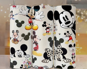 Diseño de sublimación para vasos con forma de ratón: 20 oz, 30 oz, recto/cónico, delgado (descarga digital)