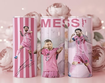 Pack of 2 Lionel Messi Tumbler Wrap 20oz Png Wrap Digital Download, Sublimation Design