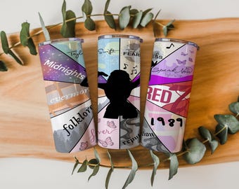 POP Singer Tumbler Wrap 20 Unzen PNG: Skinny Sublimation Design (Digitaler Download)
