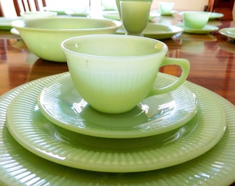 Jadeite Jane Ray Place Setting