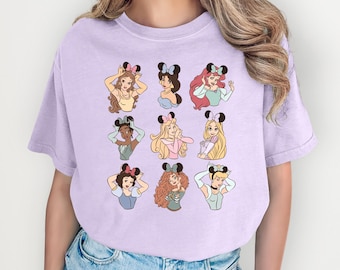 Disney Princess Mickey Ears Shirt, Disney Parks Shirt, Magic Kingdom Shirt, Disneyland Shirt, Girls Disney Princess Shirt, Disney Family Tee