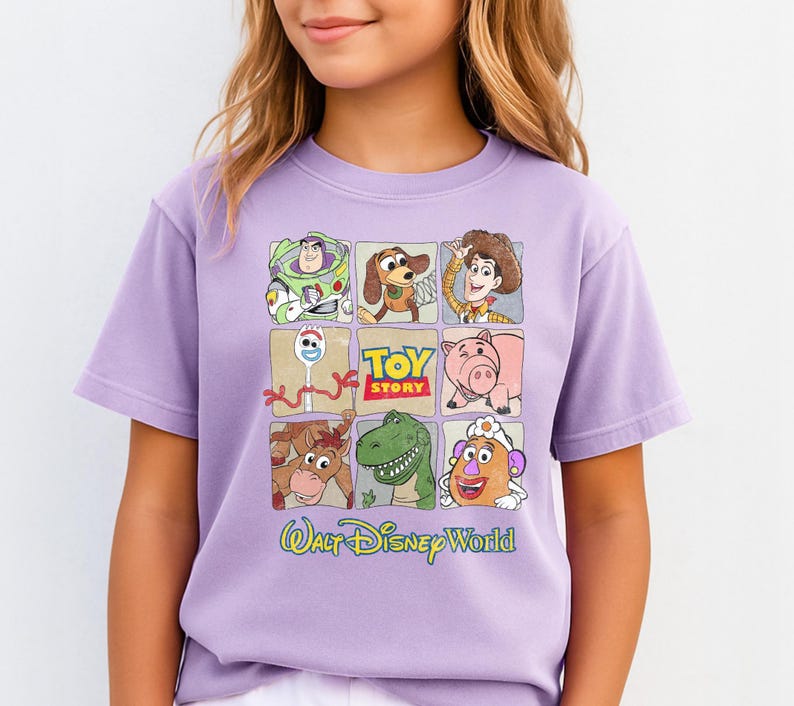 Vintage Toy Story Comfort Colors Shirt, Pixar Hollywood Studios Tee image 7