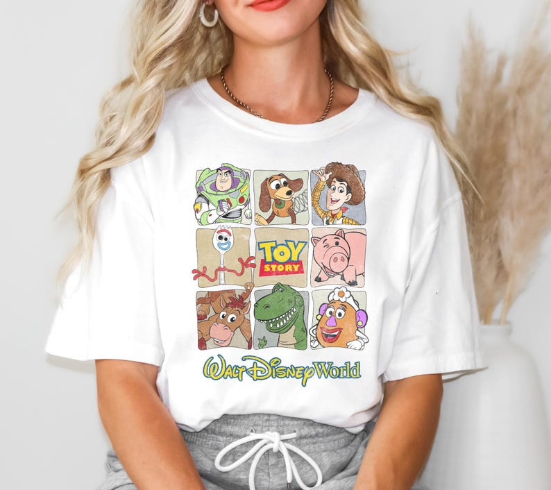 Vintage Toy Story Comfort Colors Shirt, Pixar Hollywood Studios Tee image 5