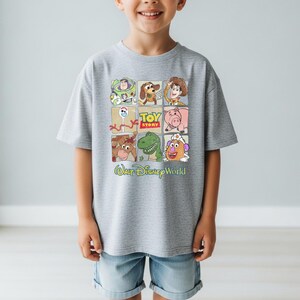 Vintage Toy Story Comfort Colors Shirt, Pixar Hollywood Studios Tee image 2