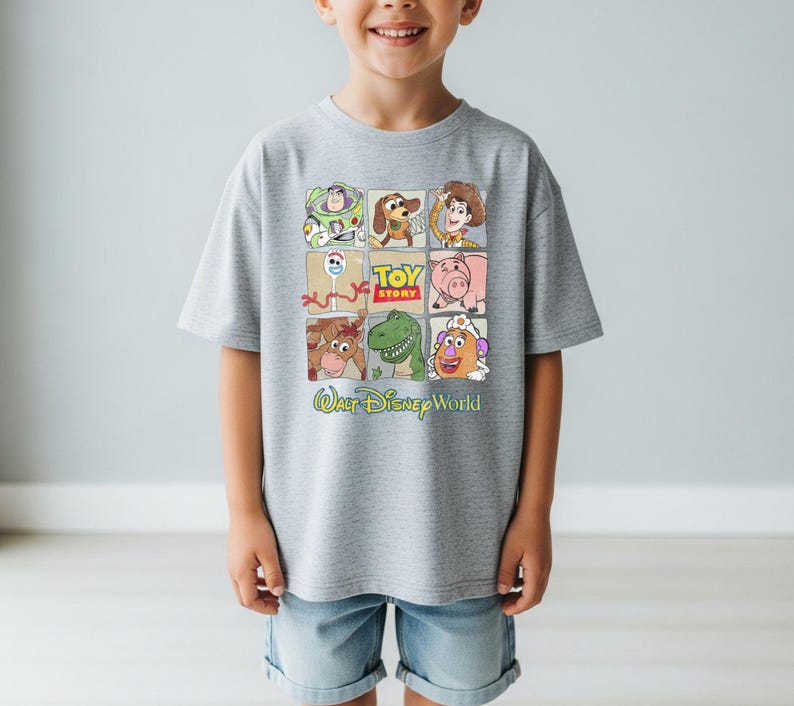 Vintage Toy Story Comfort Colors Shirt, Pixar Hollywood Studios Tee image 2