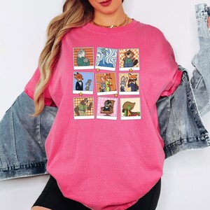 Zootopia Polaroid Collage Graphic Tee, Nick and Judy Cartoon Shirt image 4