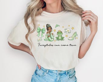 Tiana Bayou Princess Shirt, Frog Fairytale Magic Kingdom Tee