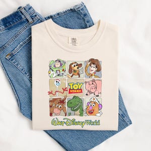 Vintage Toy Story Comfort Colors Shirt, Pixar Hollywood Studios Tee image 6