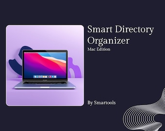 Smart Directory Organizer för Mac | Skript för automatisk mapporganisering | Skript för filsortering | Produktivitetsverktyg | Smarta verktyg