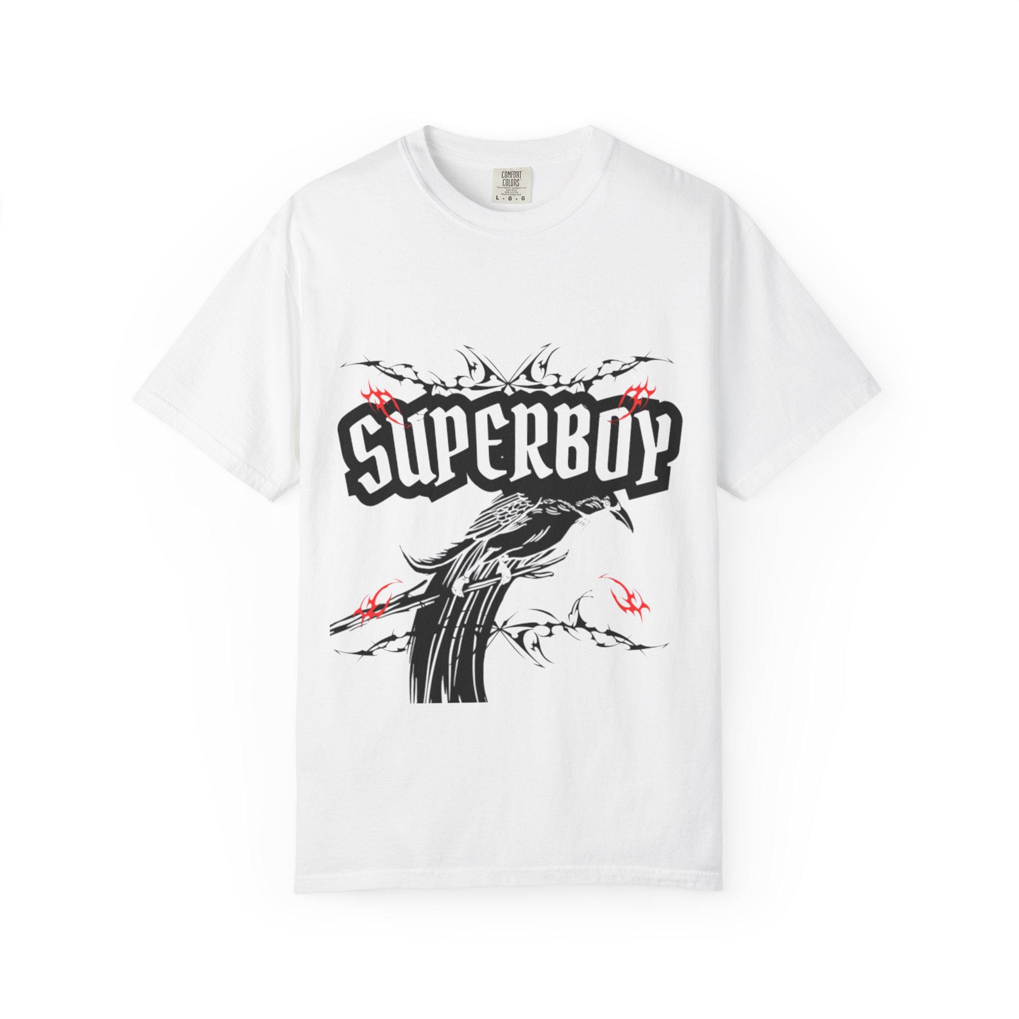 T-shirt DC Comics Superboy – Logo Red Shield, Taille XS, Noir, Coton, Neuf Avec étiquettes
