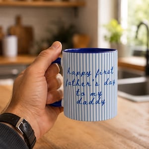 PERSONALISED First Father's Day Mug, Father's Day Gift from Child, First Father's Day Gift, Personalised Photo Mug, Custom Mug Gift for Dad image 10