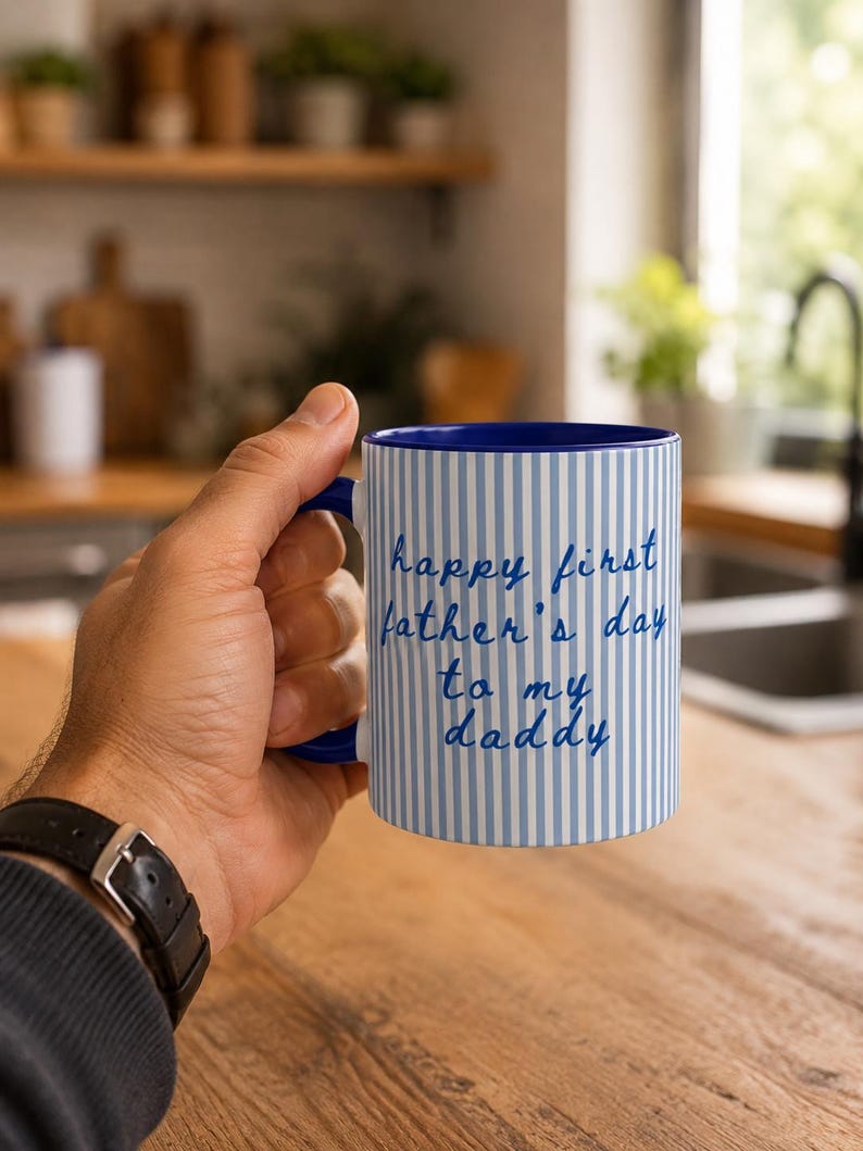 PERSONALISED First Father's Day Mug, Father's Day Gift from Child, First Father's Day Gift, Personalised Photo Mug, Custom Mug Gift for Dad image 10