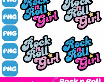 Rock n Roll Girl PNG, Darla Nemo Costume, Darla Finding Nemo, Rock And Roll, Rock Girl, PNG, Cricut cut file,