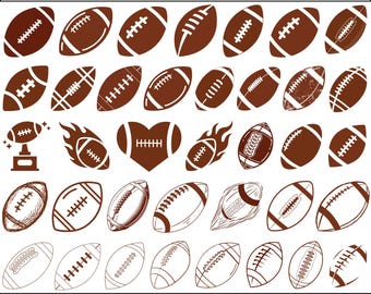 Foot Ball Svg Foot Ball Mom Svg Football Ball Svg Football Laces Svg Football Heart Svg Football Outline Svg American Football Player Svg