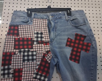 Upcycle Patchwork Shorts