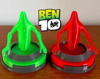 Ben 10 Ghostfreak Hologram Figure - 3d Printed Alien Hologram - Omnitrix Lamp Base Accessory - Kids Room Decor - Collector Gift