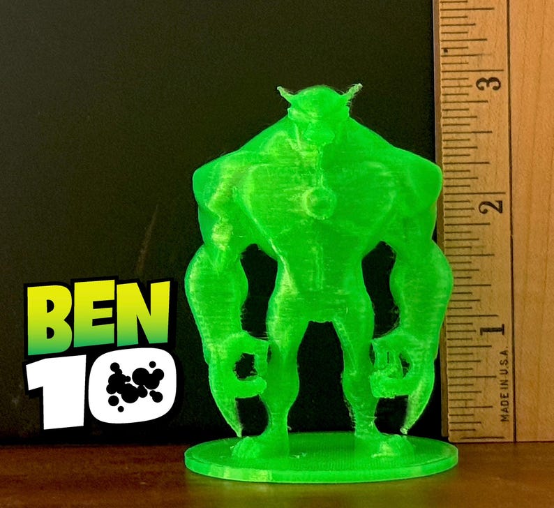 Ben A Ruler Ben 10 Rath Hologram Figure - 3d Printed Alien Hologram - Omnitrix Lamp ...