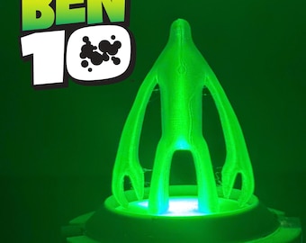 Ben 10-upgradefiguur, 3D-geprint hologram, compatibel met Omnitrix-basis, actiefiguur, cadeau voor kinderen, memorabilia van fans
