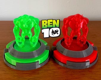 Ben 10 Rath Hologram Figure - 3d Printed Alien Hologram - Omnitrix Lamp Base Accessory - Kids Room Decor - Collector Gift