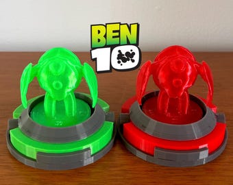 Ben 10 Terraspin Figure, 3D Printed Hologram, Omnitrix Base Compatible, Action Figure, Gift for Kids, Fan Memorabilia