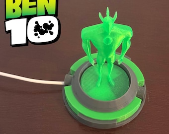 Figura de Ben 10 Alien X, holograma impreso en 3D, compatible con base Omnitrix, figura de acción, regalo para niños, recuerdo de fans