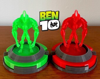 Ben 10 Eyeguy Hologram Figure - 3d Printed Alien Hologram - Omnitrix Lamp Base Accessory - Kids Room Decor - Collector Gift