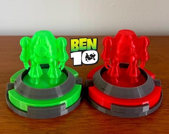 Ben 10 NRG Hologram Figure - 3d Printed Alien Hologram - Omnitrix Lamp Base Accessory - Kids Room Decor - Collector Gift