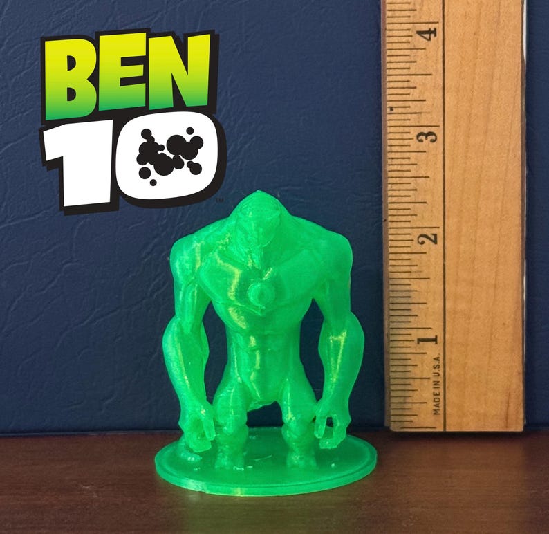 Ben A Ruler Ben 10 Humungousaur Figure, 3D Printed Hologram, Omnitrix Base ...