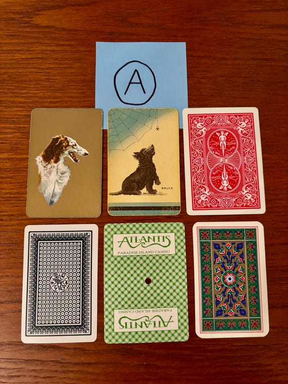 6 X King of Spades Playing Cards | Assorted L Vintage | Single