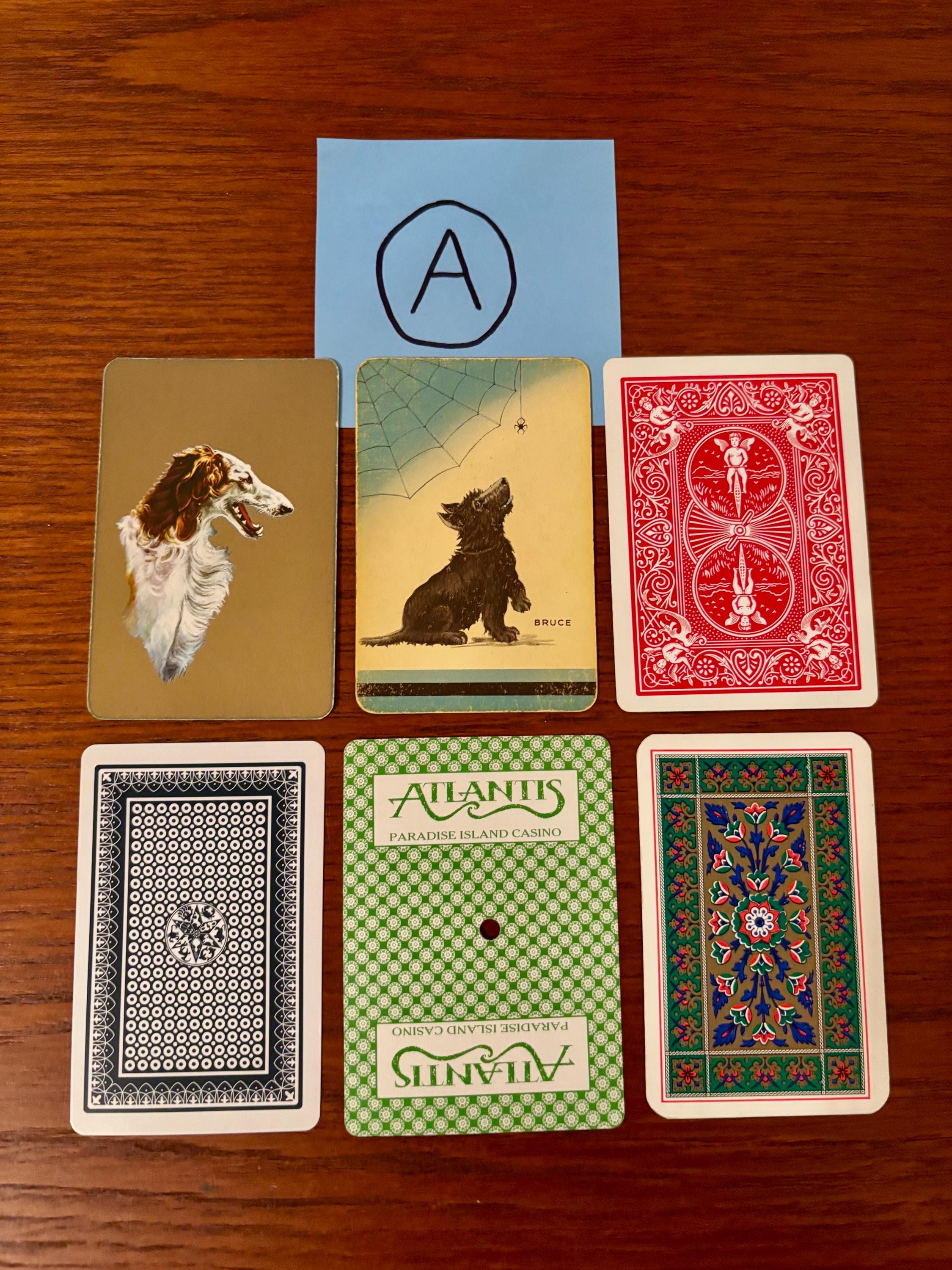 6 X King of Spades Playing Cards | Assorted L Vintage | Single