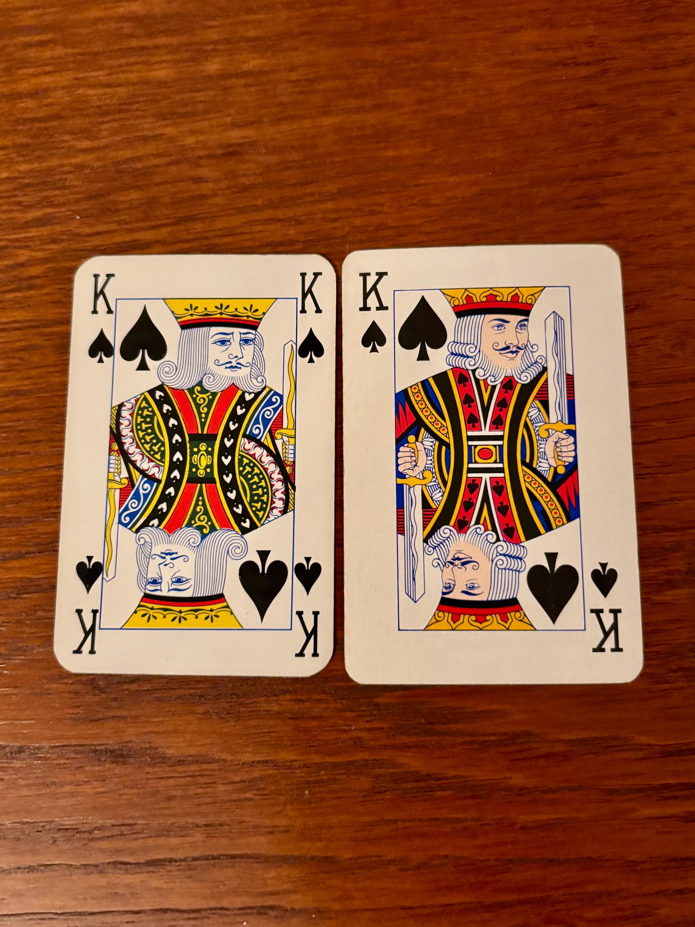 6 X King of Spades Playing Cards | Assorted L Vintage | Single