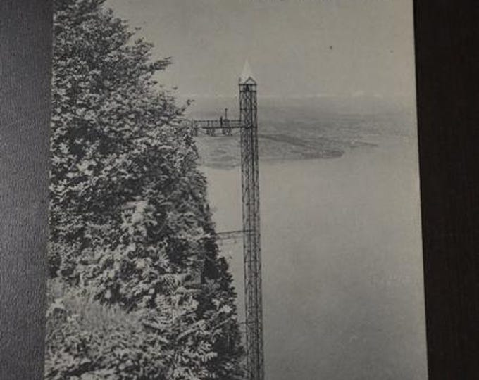 Original Vintage Postcard Bürgenstock Passenger Elevator Lucerne – Switzerland, Alpine Panorama, Retro Travel Souvenir, Collectible Card, Postcard