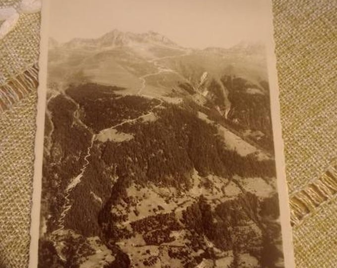 Vintage postcard Fiesch & Eggishorn – Valais Switzerland, Alpine Panorama, Retro Souvenir, Collectible Card, Original Postcard, Travel Souvenir
