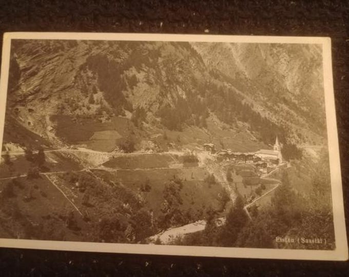 Original Vintage Postcard Eisten Canton Valais – Switzerland, Alpine Landscape, Travel Souvenir, Collector Card, Historical Postcard