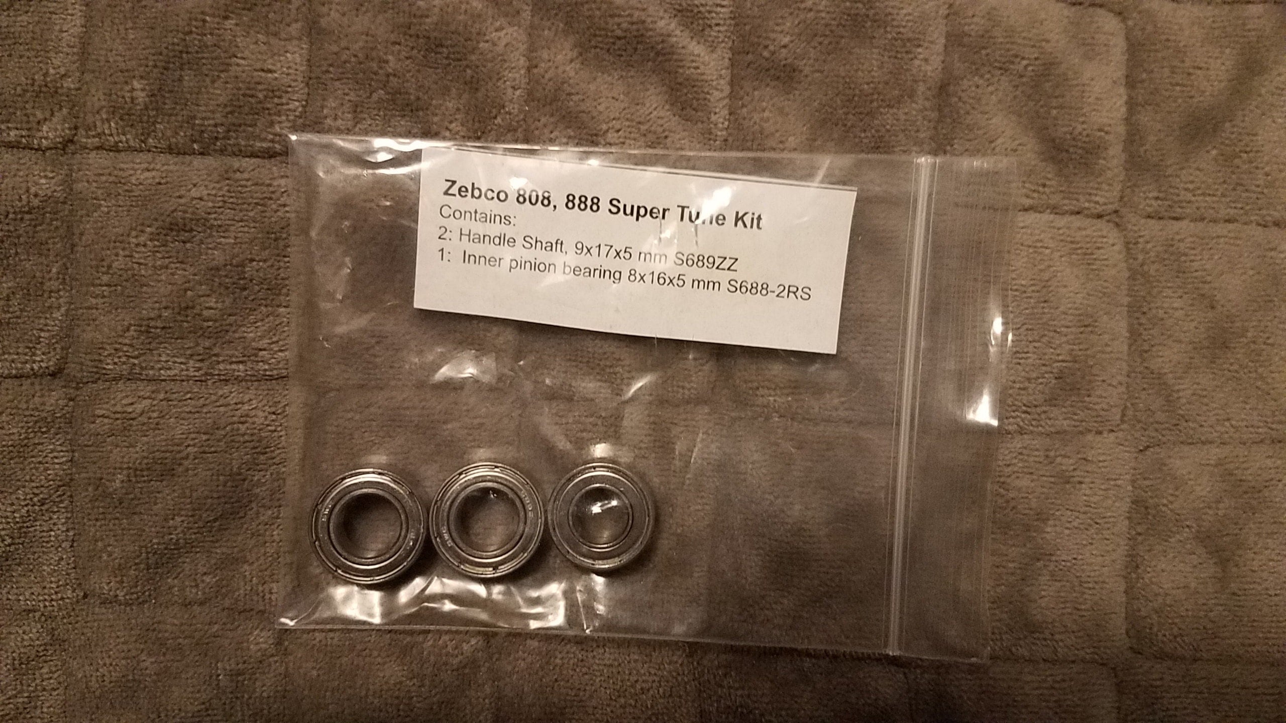 Zebco 808 or 888 Super Tune Bearing Kit - Etsy