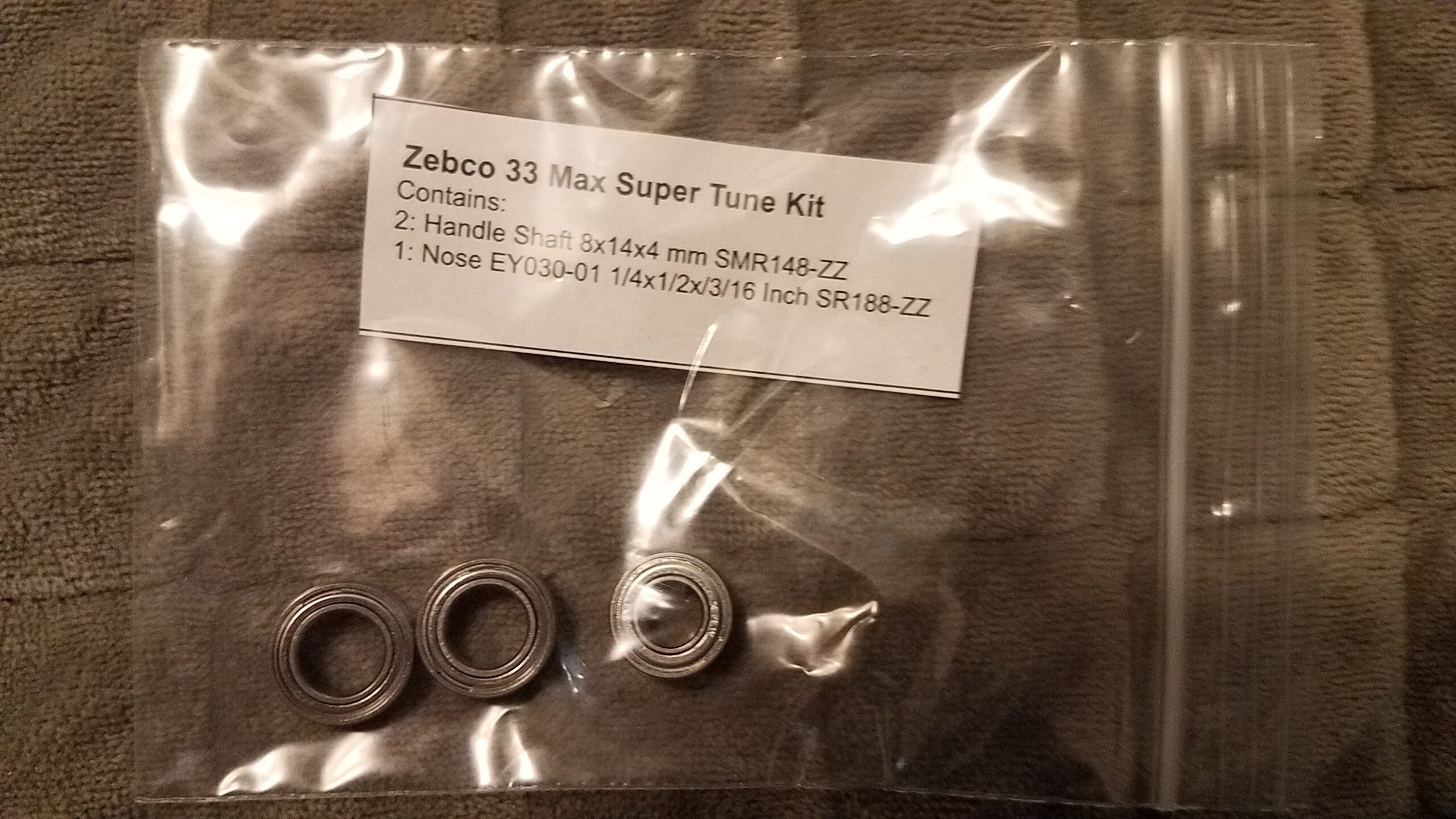 Zebco 33 Max Super Tune Bearing Kit 