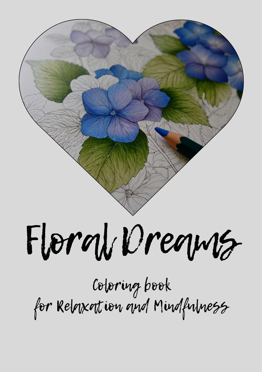 Floral Coloring Book: Relaxing Flower Art for Adults (printable) - Etsy