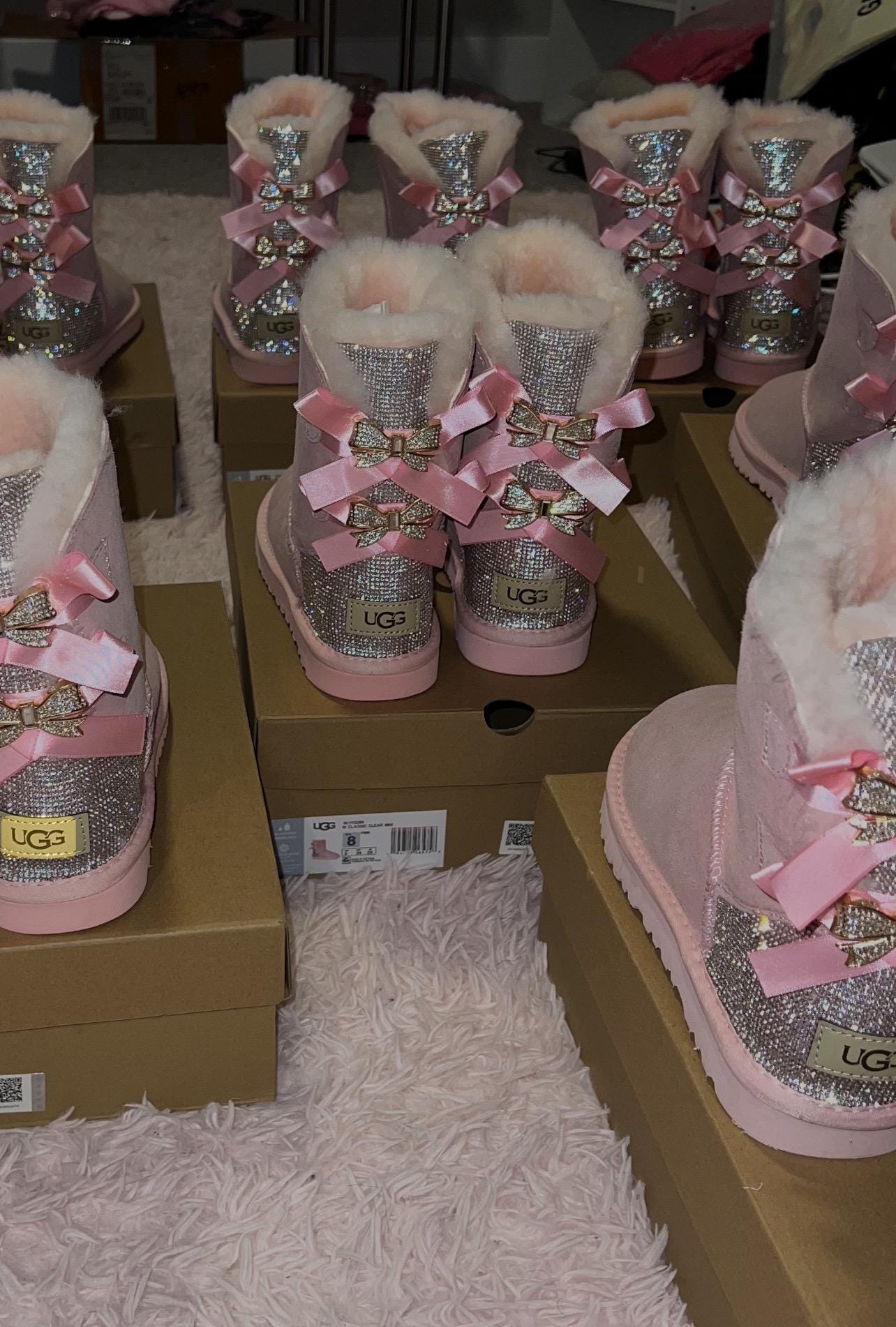 ugg boot Light Pink Bailey Bow Uggs