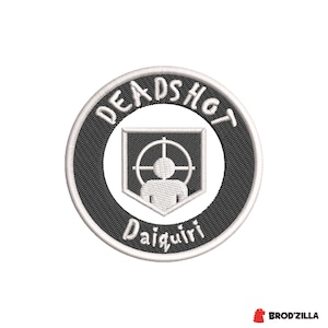 Soda embroidery design, Gaming style embroidered patch, Machine embroidery file, Perks a Cola badge, 4 sizes, pes,dst,jef,... sodag