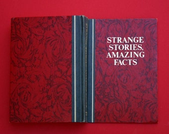 Strange Stories and Amazing Facts - Vintage Hardback w/ Over 600 Unusual and Esoteric Pages - Fully Illustrated / Marbled Cover Boards